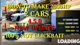 HOW TO MAKE 2000HP IN CAR PARKING || TWO "2" CARS || NEW UPDATE