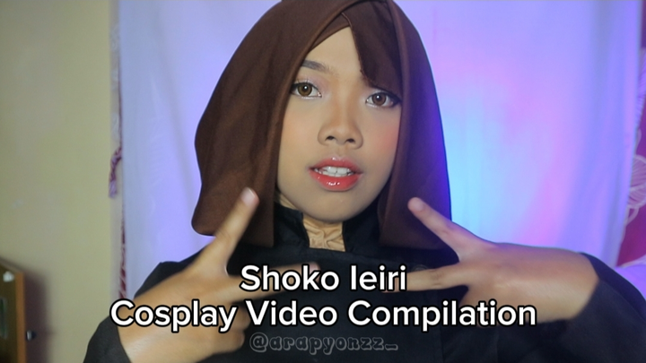 Shoko Ieiri Hijab Cosplay Compilation