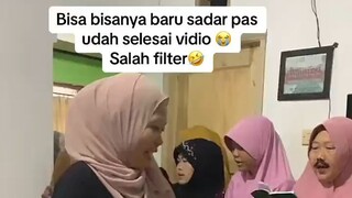 ketika filternya lupa di hapus.😭