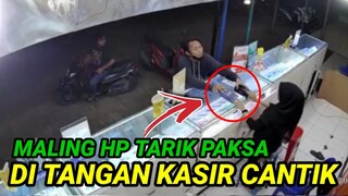 Pencuri  Handphone 2022 !! Cewek Cantik ini Berteriak Saat Hp Di  Rampas oleh Pelaku Maling HP