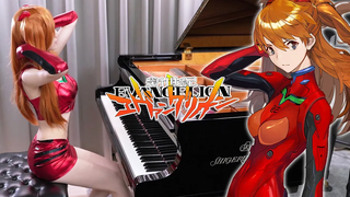 「 Tamashii no Refrain 」 Lyrical Ver เนื้อเพลง - Evangelion ธีมความตายและการเกิดใหม่ - ปกเปียโนของ Ru