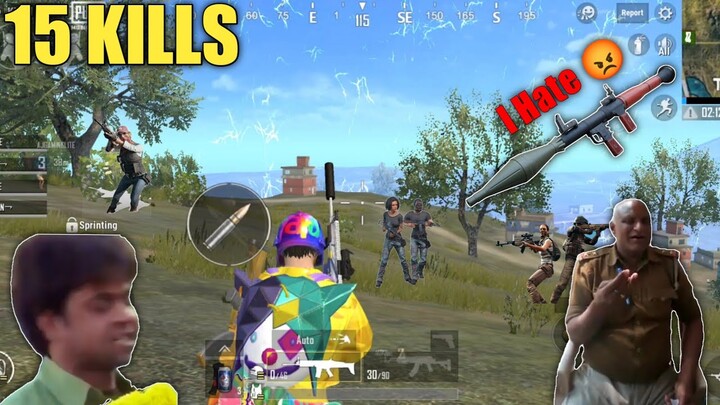 😂😡 Sale Ko Bam Sa Uda Dunga | lala lala mar Gaya mad**od | 15 Kills Pubg Lite