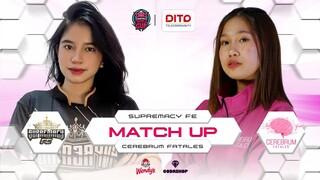 Supremacy Fe vs Cerebrum Fatales Game 2 Just ML Female CUP BO3  | Mobile Legends