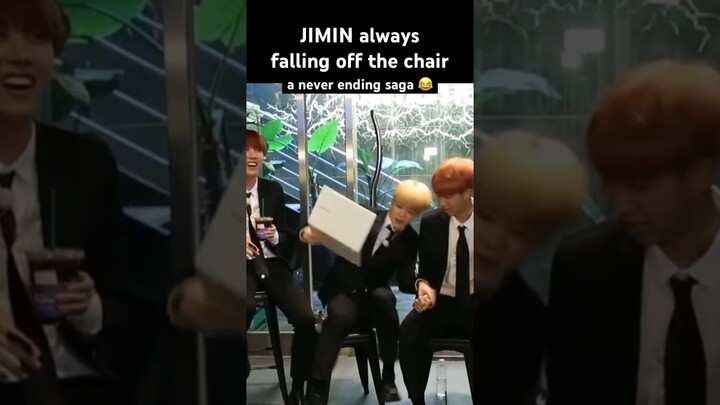 BTS JIMIN Falling Off The Chair #bts #jimin #btsjimin #parkjimin #jungkook #jin #taehyung #bangtan