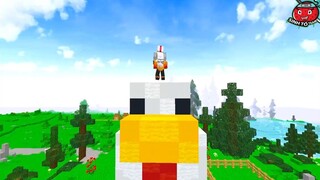 NẾU JACKVN ĐỘT NHẬP BÊN TRONG TRÁI TIM CỦA TÔ GÀ TRONG MINECRAFT_TRÁI TIM JACK X