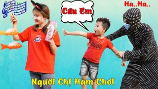 Người Chị Ham Chơi - Dạy Bé Biết Yêu Thương Em ♥ Min Min TV Minh Khoa