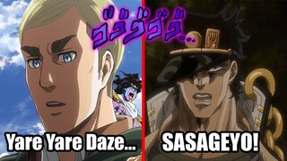 When Erwin Smith and Jotaro Kujo Share The Same Voice Actor...