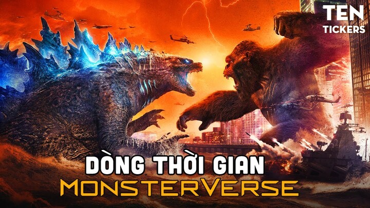 TOÀN BỘ DÒNG THỜI GIAN VŨ TRỤ QUÁI VẬT MONSTER VERSE - Nên xem trước khi thẩm GODZILLA x KONG