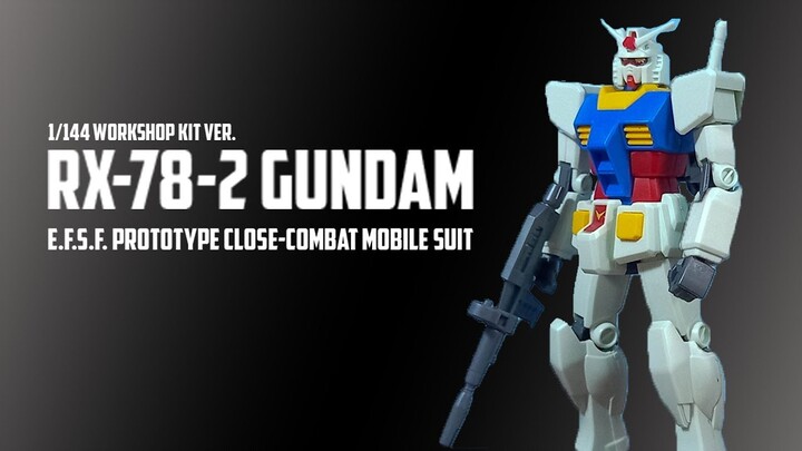 Unboxing & Build RX-78-2 Gundam Workshop Kit Ver.