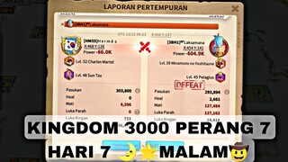 Adu du du kingdom 3000 war 😂 7 hari 7 malam 🌛🌟 siapa yang akan memenangkan? BH vs HM #riseofkingdoms