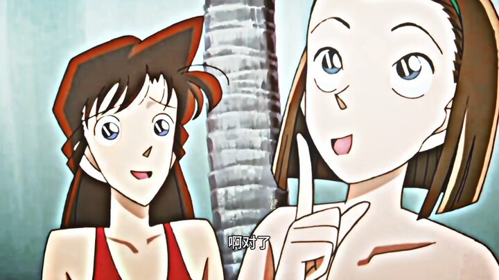 Here we have two such charming girls #Suzuki Sonoko #Mouri Ran #Shinran #Masono