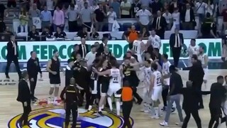 euroleague playoffs BRAWL