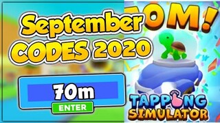 All "New [ 70m ] Update Working Codes 2020 in Roblox Tapping Simulator