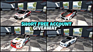 || Short Free Account Giveaway#160 || Car Parking Multiplayer 4.8.2