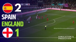⚽ España 2-1 Inglaterra 🏆 EURO 2024 Highlights simulación y recreación de videojuego