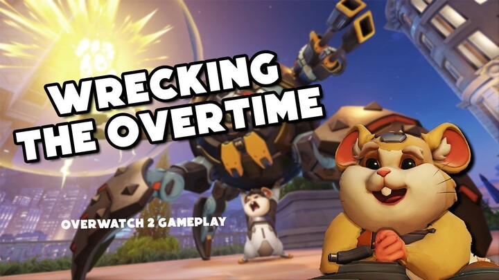 WRECKING OVERTIME CLUTCH [OW2 GAMEPLAY]