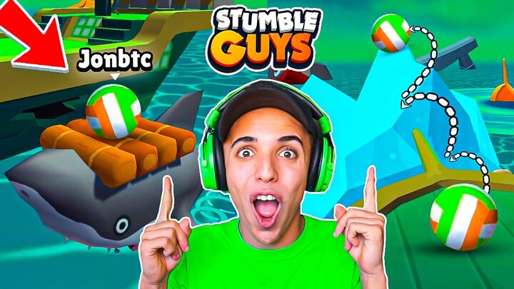 LUGARES OCULTOS del NUEVO MAPA de STUMBLE GUYS…😱 *actualización*