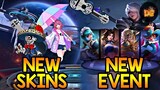 NEW SKINS, NEW EVENTS, NEW SKINS UPDATES & MUCH MORE - Mobile Legends: Bang Bang!