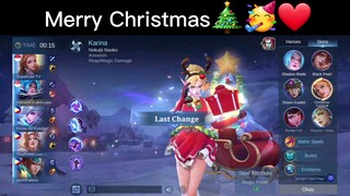 Merry Christmas 🥳🎄❤️🔥🫶 MLBB Christmas Skins