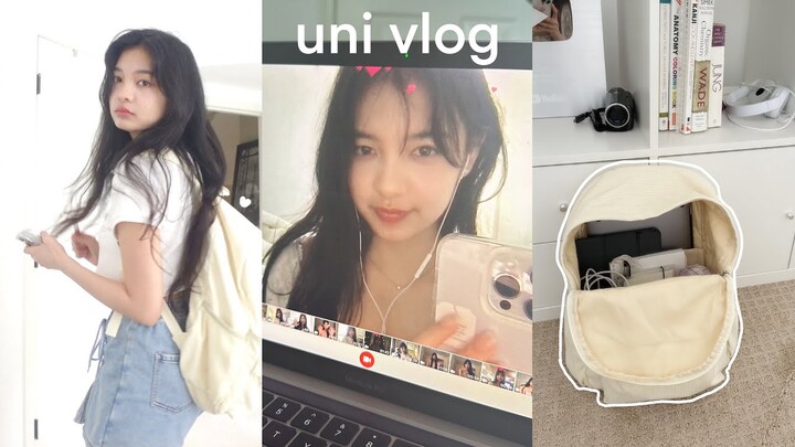 Uni Vlog ♡ ⋆⁺ Exams… already? Introvert's Attempt at Being Social, Study Vlog & What I Eat