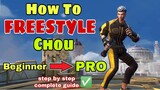CHOU FREESTYLE in Mobile Legends | How to Freestyle Chou in Mobile Legends