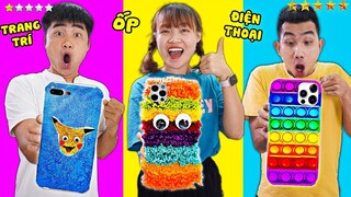 Hà Sam Thử Thách Trang Trí Ốp Lưng Điện Thoại Trong Suốt - Tìm Ra Vua Ốp Lưng