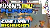 GAME 1 AND 2 HIGHLIGHTS | PHILIPPINES VS MALAYSIA | SEA GAMES LOWER BRACKET FINALS