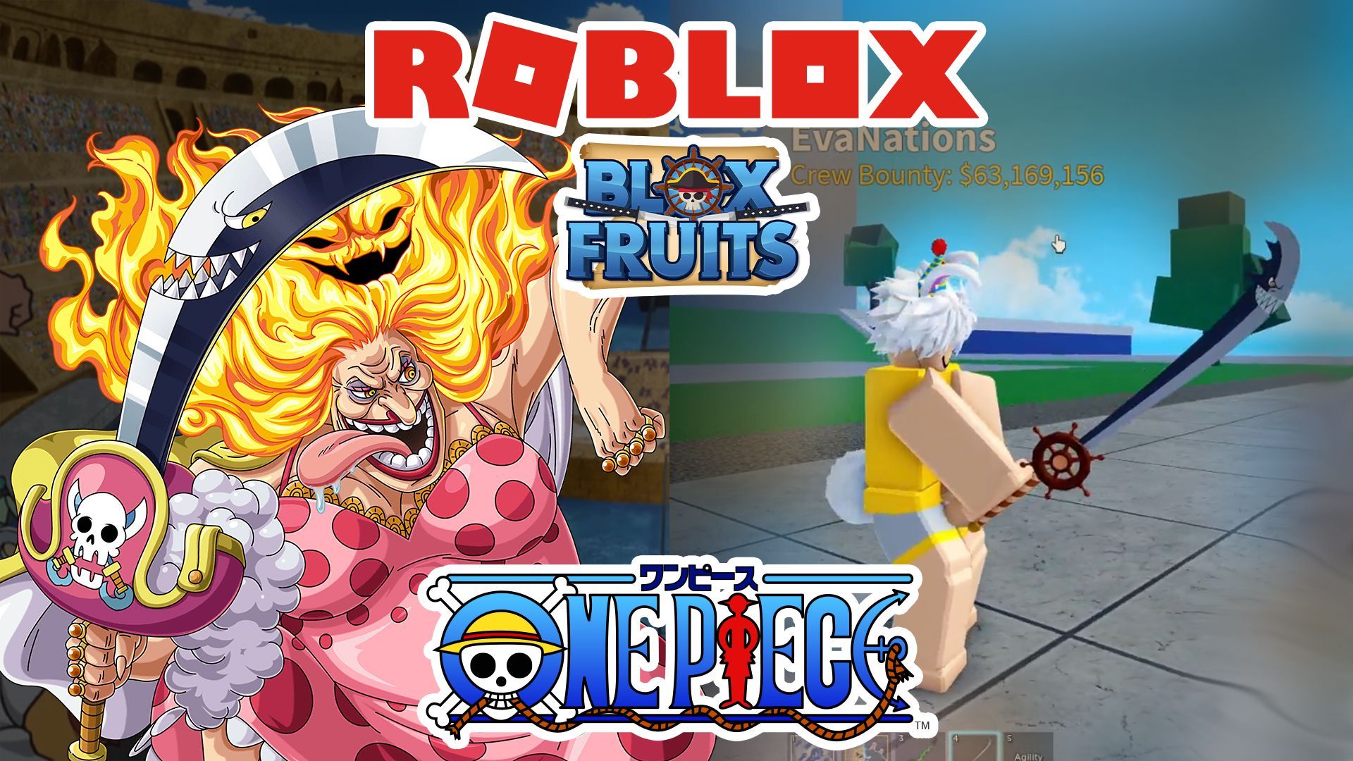 ONEPIECE TAPI AKU PAKAI PEDANG BIG MOM DI ROBLOX BLOX FRUITS ...