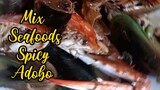 Kakaibang luto ng MIX SEAFOODS SPICY ADOBO #cooking #recipes #pilipinofood #yummy #chef #trending