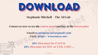 Stephanie Mitchell – The AD Lab