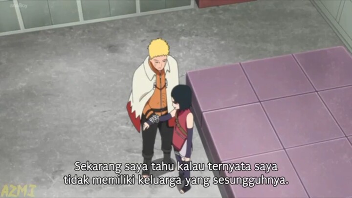 adu nasip ama naruto!!?? mungkin si sarada nonton narutonya di skip2 🗿