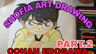 menggambar detektif Conan part.2