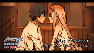 Sad Moment Hiro & Zero Two || Darling in the Franxx