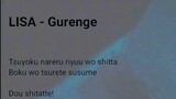 gurenge by : LISA demon slayer S1 intro