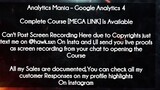 Analytics Mania course  - Google Analytics download