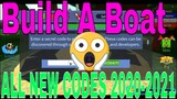 Build A Boat For Treasure (All New Christmas Codes 2020-2021)