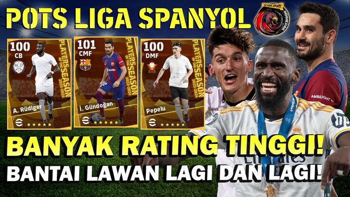 MANTAP! ADA 3 RATING 100 DI POTS LIGA SPANYOL! AYO KITA COBA DAPATKAN DAN BANTAI LAWAN LAGI & LAGI!