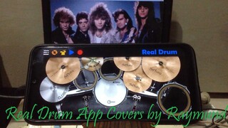 BON JOVI - LIVIN' ON A PRAYER | Real Drum App Covers by Raymund