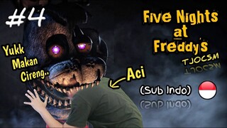 MENGUNAKAN STRATEGI "IKAN PAUS"!! FNAF TJOCSM Part 4 [SUB INDO] ~Mereka Ber 4 Mulai Marah!!