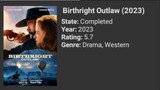 birthright outlaw 2023  by eugene
