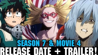 MY HERO ACADEMIA SEASON 7 RELEASE DATE & TRAILER + [Mha Movie Release Date & Trailer]