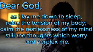 Prayer before sleep