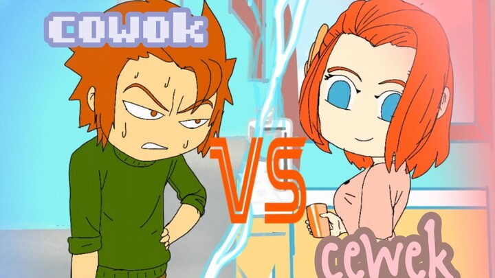 cowok vs cewek meme| animasi lucu