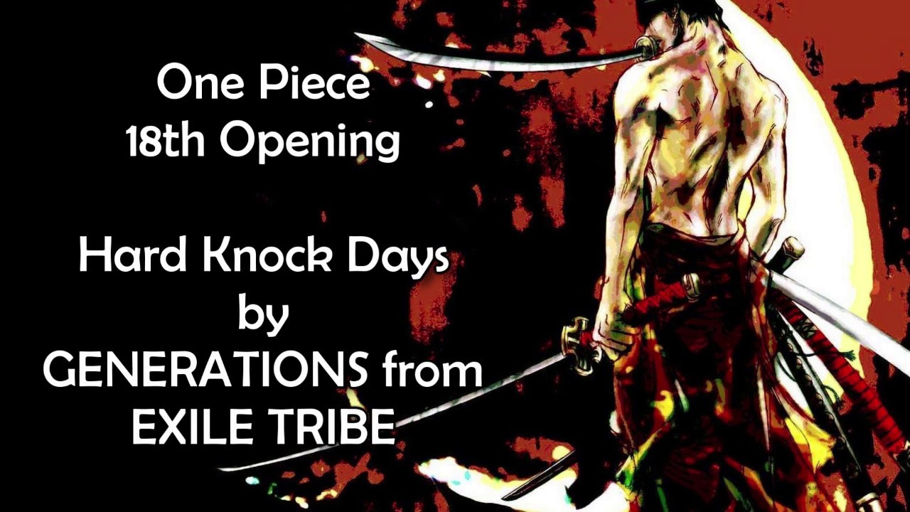 One Piece Op 18 Hard Knock Days Lyrics Bilibili