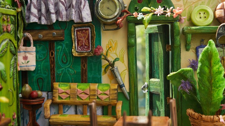 ห้องนั่งเล่นของจิ๋วใน The Borrower Arrietty