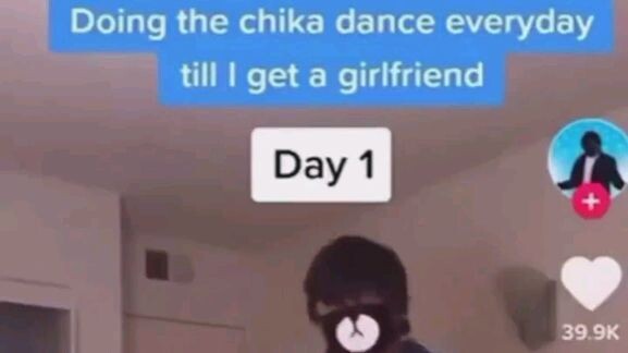 Chika dance will never get a a girlfriend ðŸ˜”