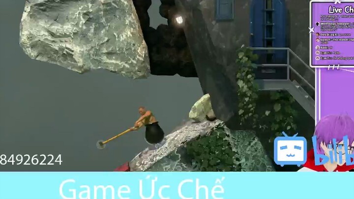 Lần đầu chơi Getting over it #game