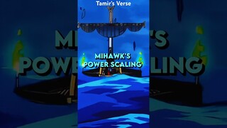 Mihawk’s Power Scaling EXPLAINED #anime #onepiece #luffy #shorts