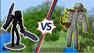 Mutant Skeleton Vs Mutant Wither Skeleton In Minecraft Mob Battle Mod - Mods - Minecraft