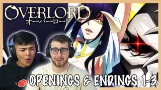 OVERLORD Openings + Endings REACTION || Anime OP Reaction